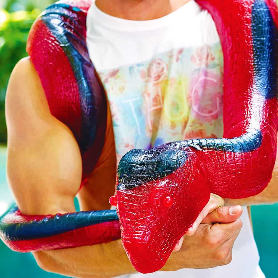 Giant Gummy Bears of Raleigh Giant 26-Pound Gummy Python Snake Party Must Have