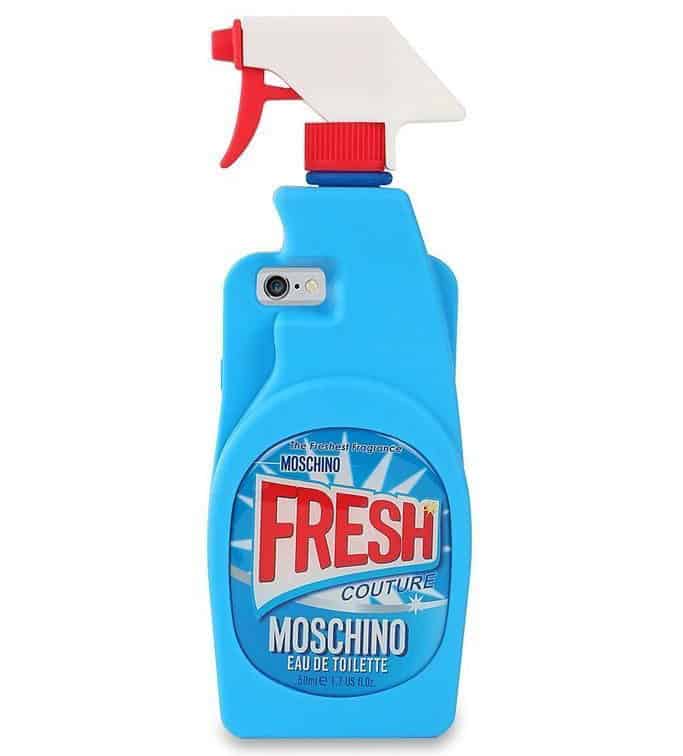 Moschino Cleaning Spray Bottle iPhone Cover Gadget Accessory