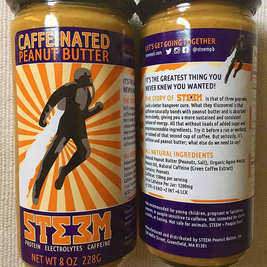 Steem Caffeinated Peanut Butter Cool Innovation