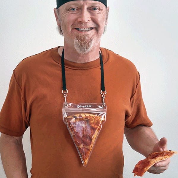 Stupidiotic Portable Pizza Pouch Cool Weird Gift Idea to Buy