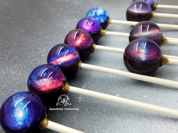 Sweetbites Confections Galaxy Lollipops Cool Looking Candy