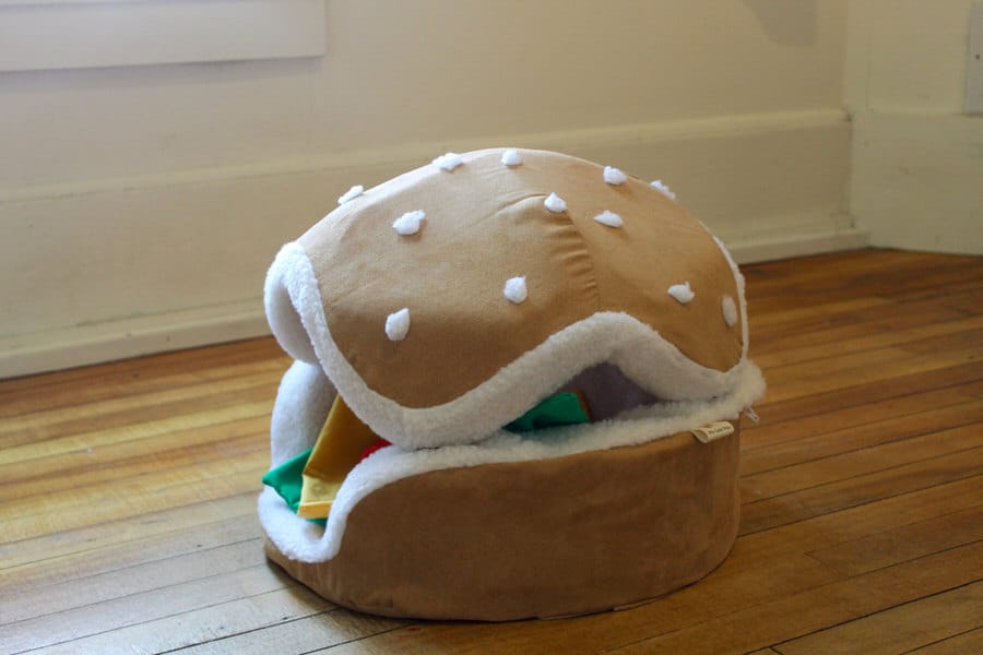 The Cats Paw Botique Hamburger Cat and Small Dog Bed Cute Stuff to Buy