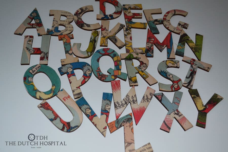 The Dutch Hospital Dr. Seuss s ABC Alphabet Letter Set Buy for Kids Room