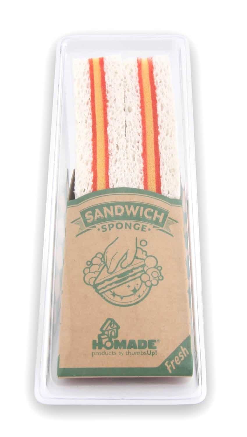 Thumbs Up 2-Pack Sandwich Sponge Interesting Packaging