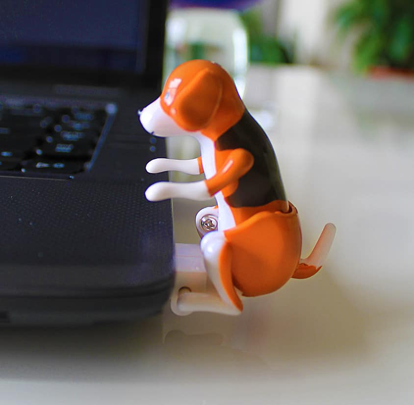 Cute USB Hump Dog Funny Cute Humping Spot Dog Toy Gift Present for PC Laptop RI1 