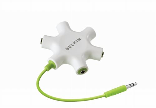 Belkin RockStar 5-Way Headphone Splitter Share Music with Friends