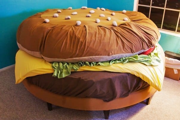 Hamburger Bed Weird Stuff to Buy