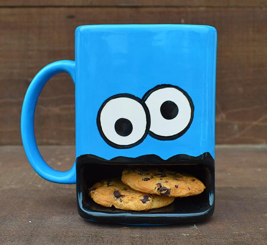 In A Glaze Cookie Monster Dunk Mug Buy Cute Novelty Item