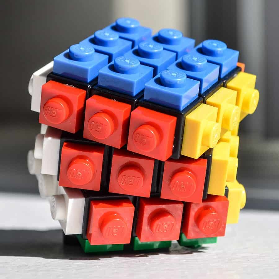 Lego Twisting  Rubrick Puzzle Cube Cool Geek Gift to Buy