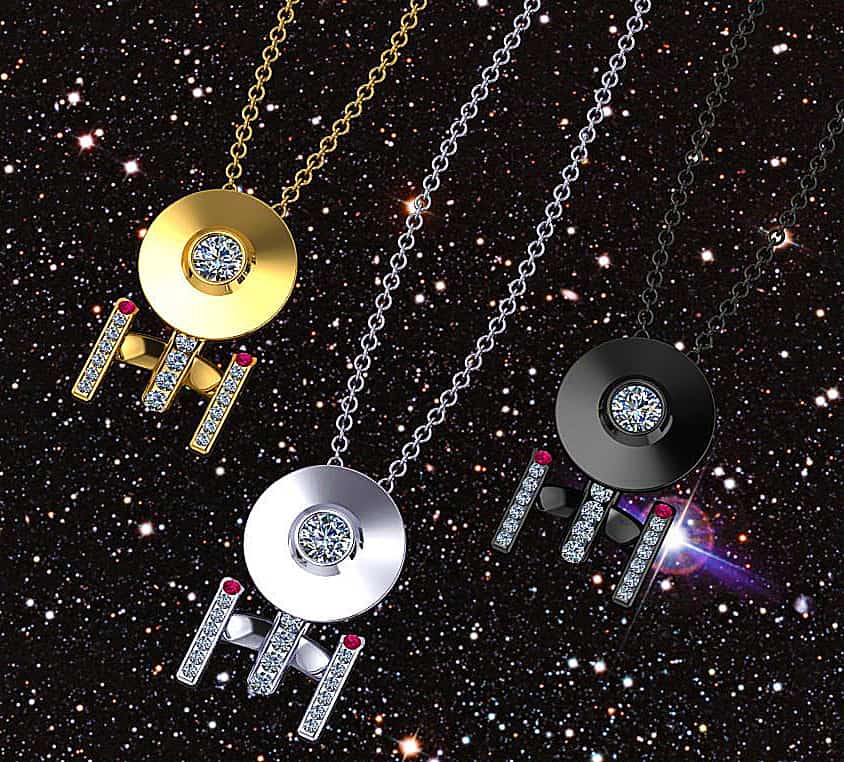 Paul Michael Design Boldly Going Around Your Neck Necklace Star Trek Fan Gift Idea