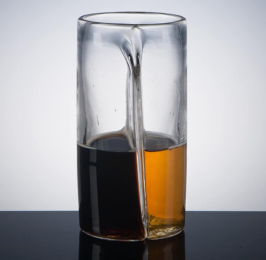 Pretentious Beer Glass Dual Beer Glass Awesome Gift Idea for Beer Drinkers