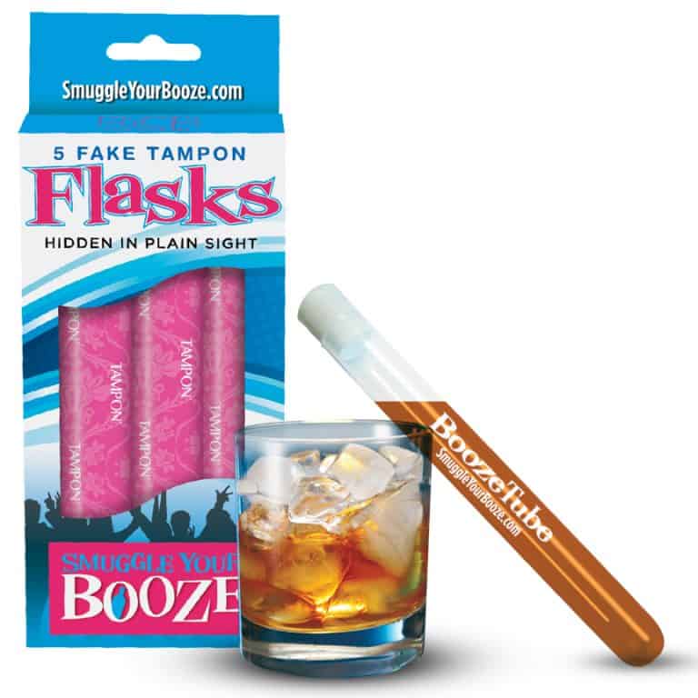 Smuggle Your Booze Tampon Flask Funny Gift For Her