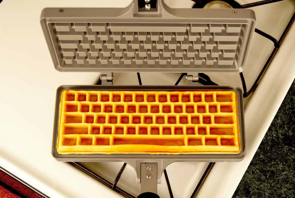 The Keyboard Waffle Iron Buy Kitchen Gift