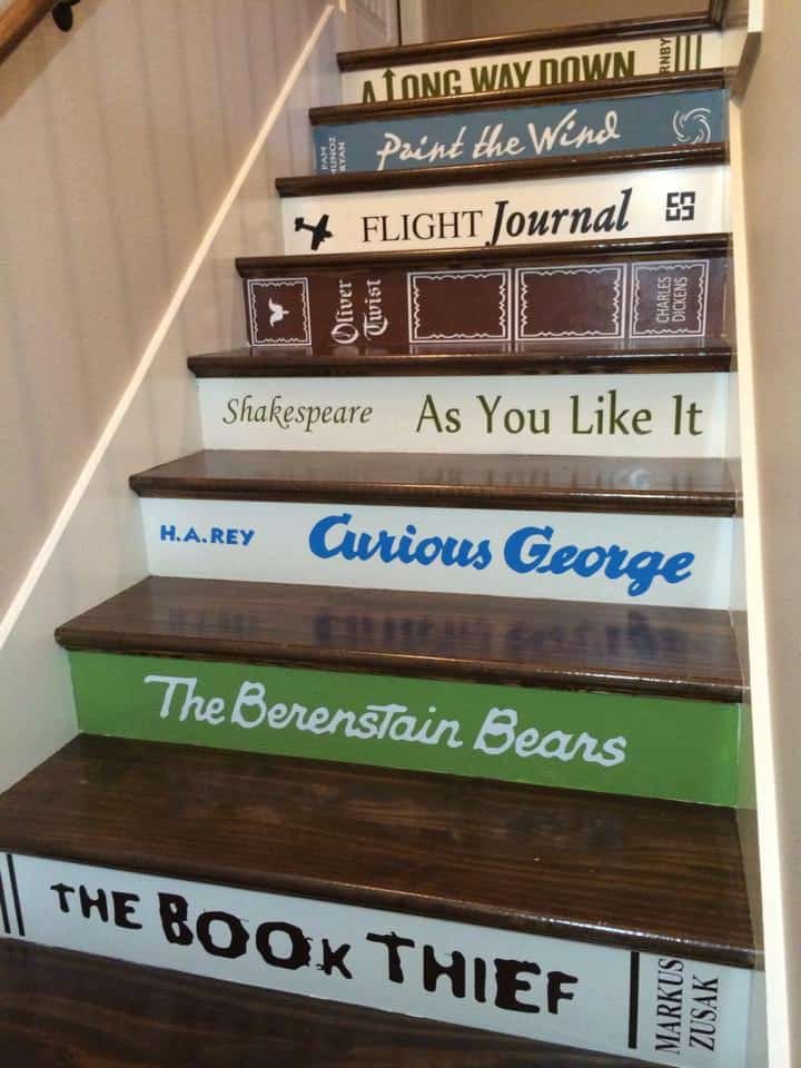 VIP Decals Book Decals for Stair Risers Unique Gift for Her
