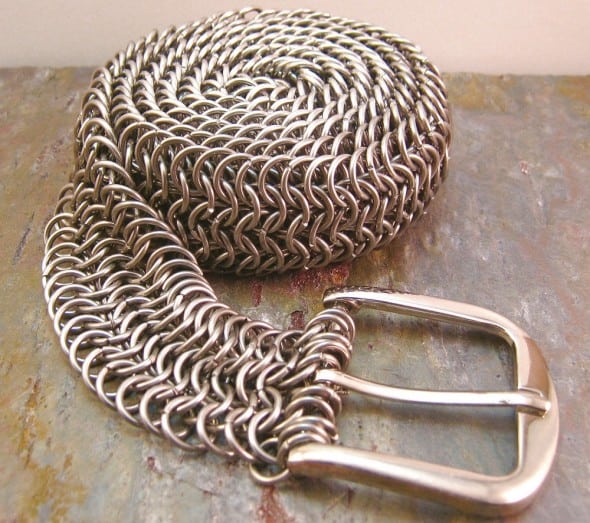 Creative Reflections Stainless Steel Chainmail Belt Unique Fashion Creative Reflections Stainless Steel Chainmail Belt Unique Fashion