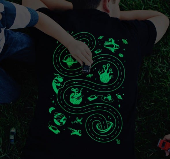 Glow in the Dark Space Shirt Cool Stuff to Buy for New Dads Glow in the Dark Space Shirt Cool Stuff to Buy for New Dads