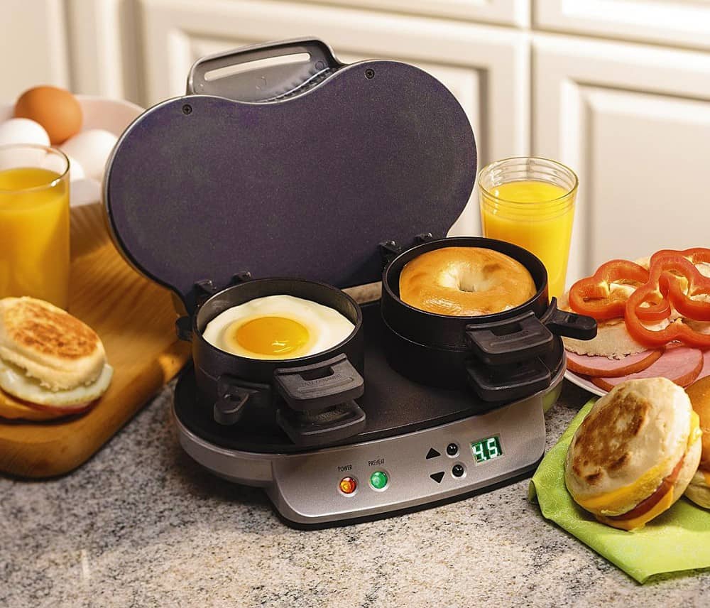 Hamilton Beach Dual Breakfast Sandwich Maker Cool Kitchen Gadget to Buy