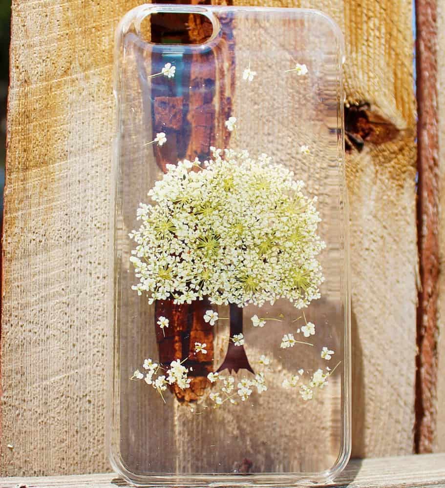 House of Blings Dried Pressed Flowers Phone Clear Case Buy for Her