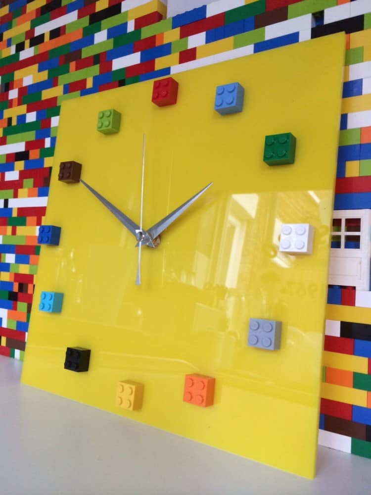 MOnki Stuff Handmade Lego Wall Clock Cool Stuff to Buy for Him