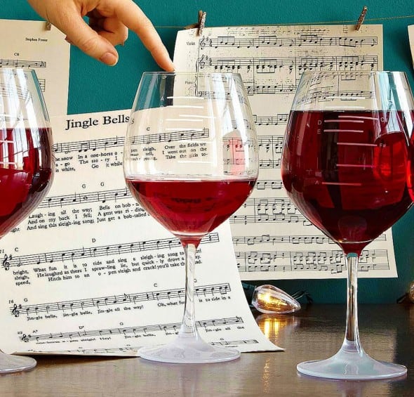 Major Scale Musical Wine Buy Cool Wine Glass Major Scale Musical Wine Buy Cool Wine Glass