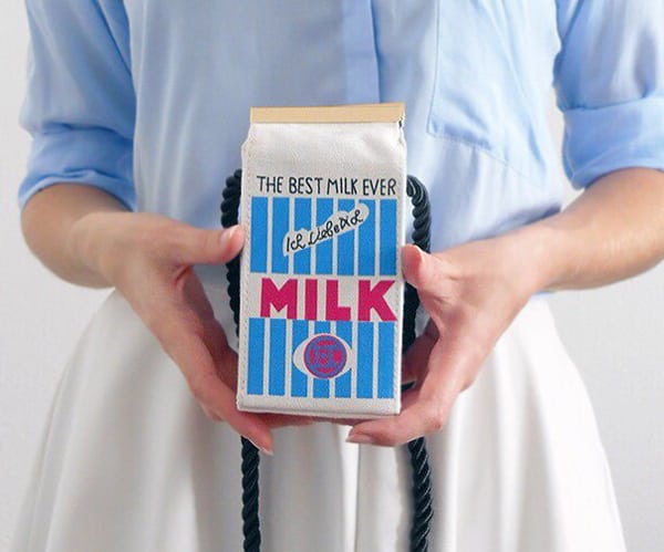 Mini Milk Carton Purse Cute Fashion Accessory to Buy