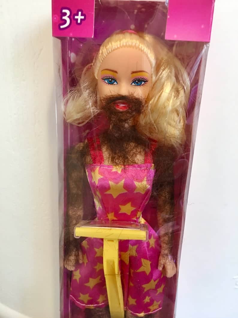 barbie shave and play