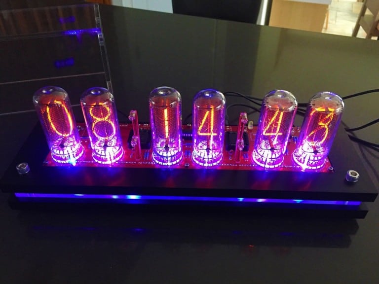Pramanicin Outstanding IN18 Nixie Tube Clock Expensive Gift to Buy