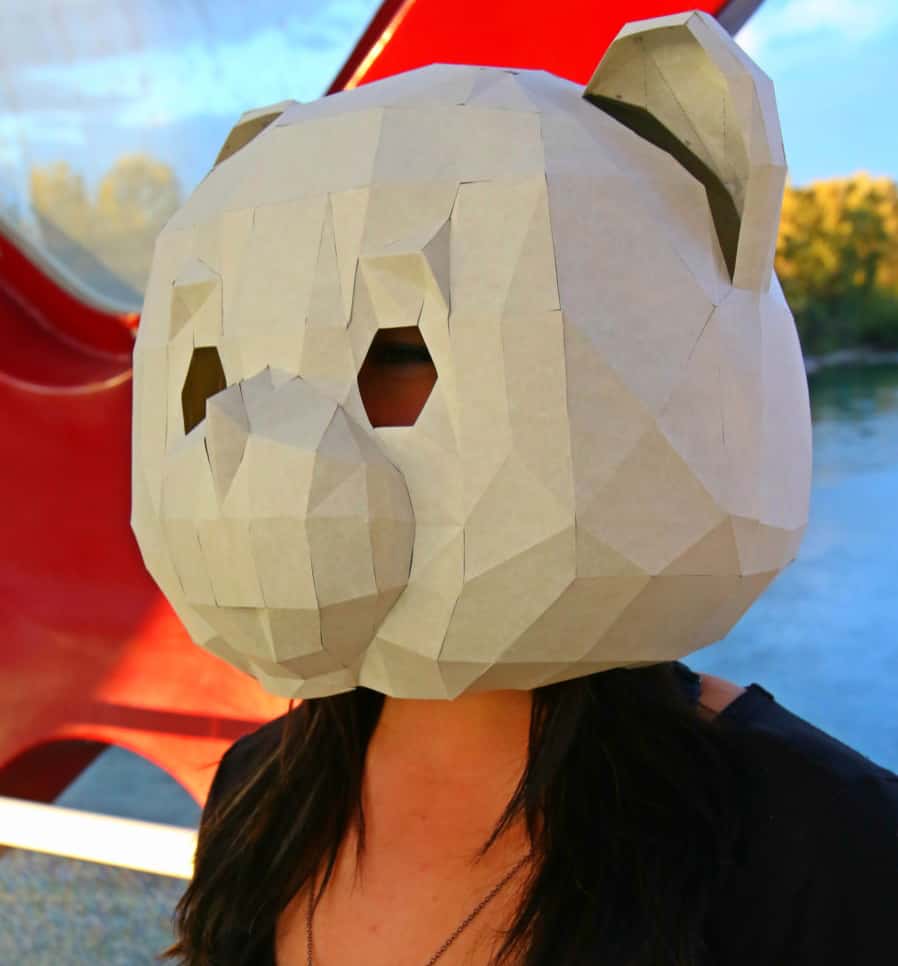 RPS Creations Teddy Bear Mask Unique Costume Idea