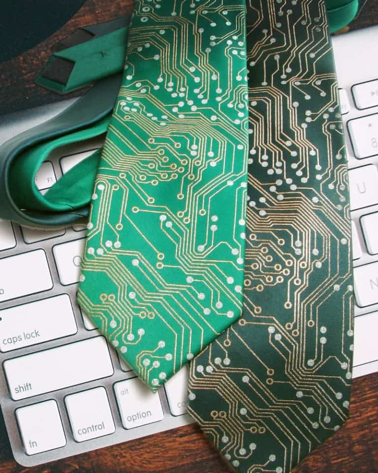 Scatterbrain Ties Circuit Board Geek Tie Cool Stuff to Buy