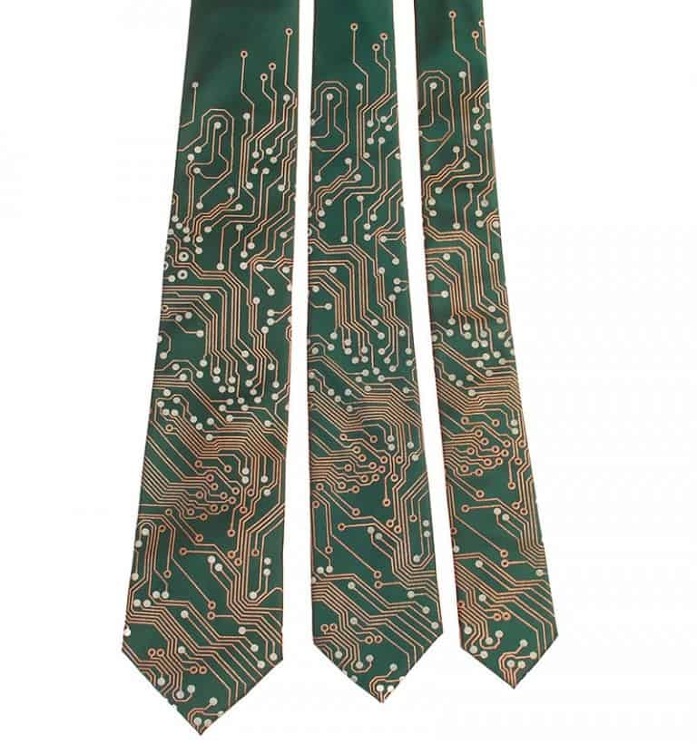 Scatterbrain Ties Circuit Board Geek Tie Unique Fashion Accessory to Buy for Him
