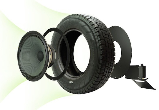 Seal Recycled Tires Speaker Upcycled Gadget