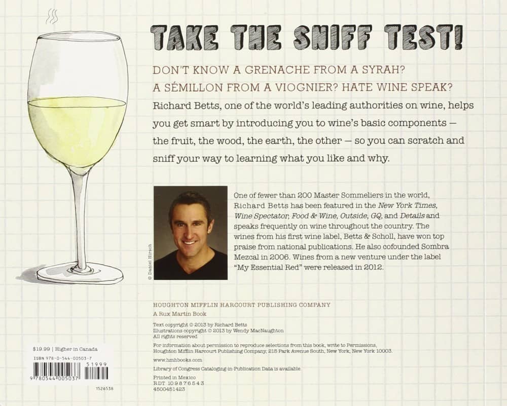 The Essential Scratch and Sniff Guide to Becoming a Wine Expert Book Back Cover