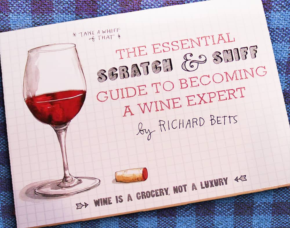 The Essential Scratch and Sniff Guide to Becoming a Wine Expert Book House Warming Gift to Buy