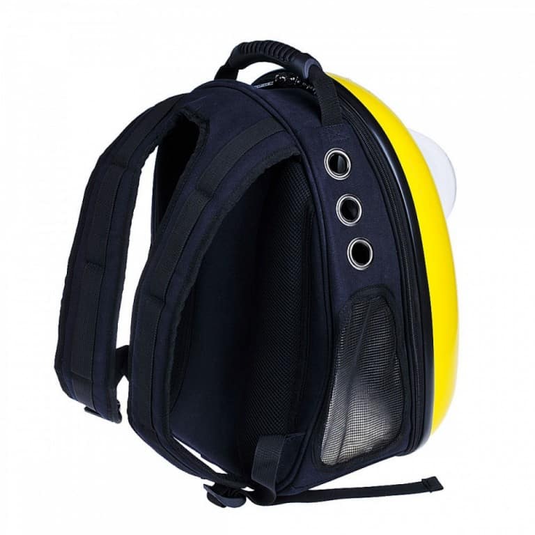 U-pet Backpack Pet Carrier Black Strap and Ventilation