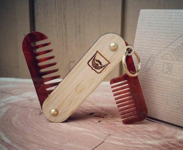 miniFab Personalized Pocket Beard Comb Hip Gift to Buy miniFab Personalized Pocket Beard Comb Hip Gift to Buy