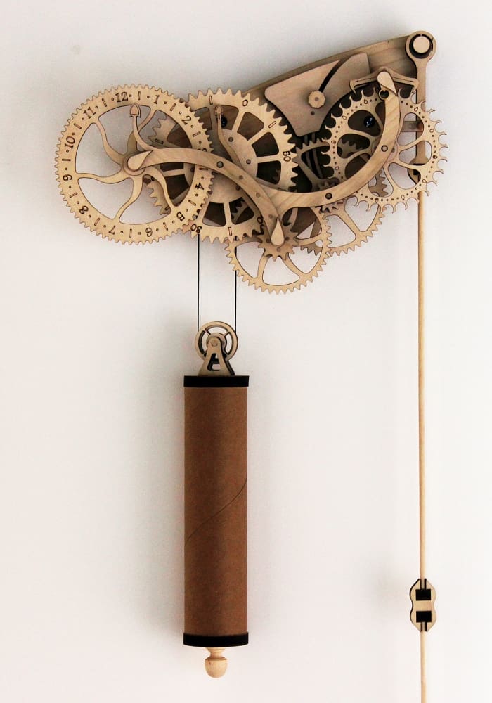 Abong Mechanical Wooden Clock Kit Gift Ideas For Grandparents