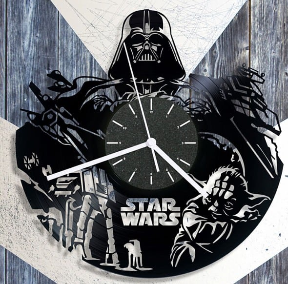 Cheerly Shop Star Wars Vinyl Clock Darth Vader Merchanise Cheerly Shop Star Wars Vinyl Clock Darth Vader Merchanise