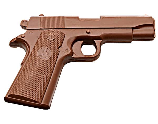 Chocolate Weapons Solid Milk Chocolate 1911 Handgun Sweets To Die For