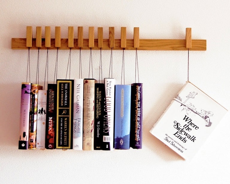 Old and Cold Hanging Book Rack Gift to Buy Booklover