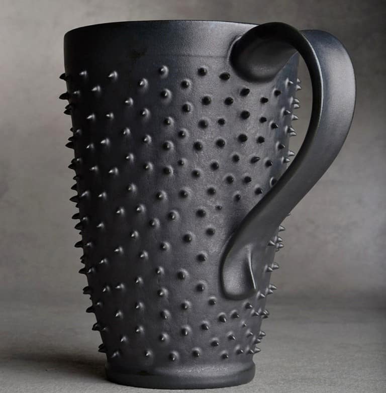 Symmetrical Pottery Spiky Coffee Mug Cool Stuff For Coffee Lovers