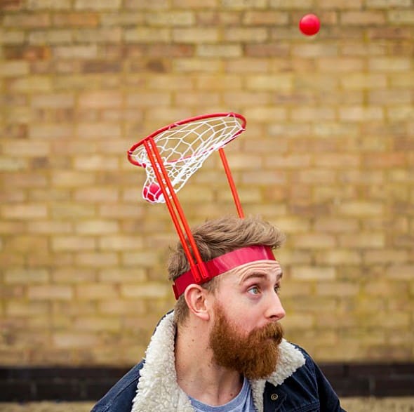 The Original Basket Case Headband Hoop Game Cool Indoor Activity to Play The Original Basket Case Headband Hoop Game Cool Indoor Activity to Play