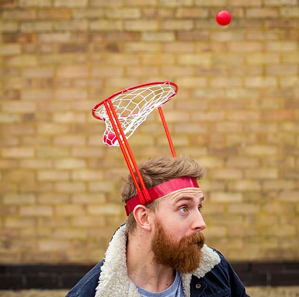 The Original Basket Case Headband Hoop Game Cool Indoor Activity to Play