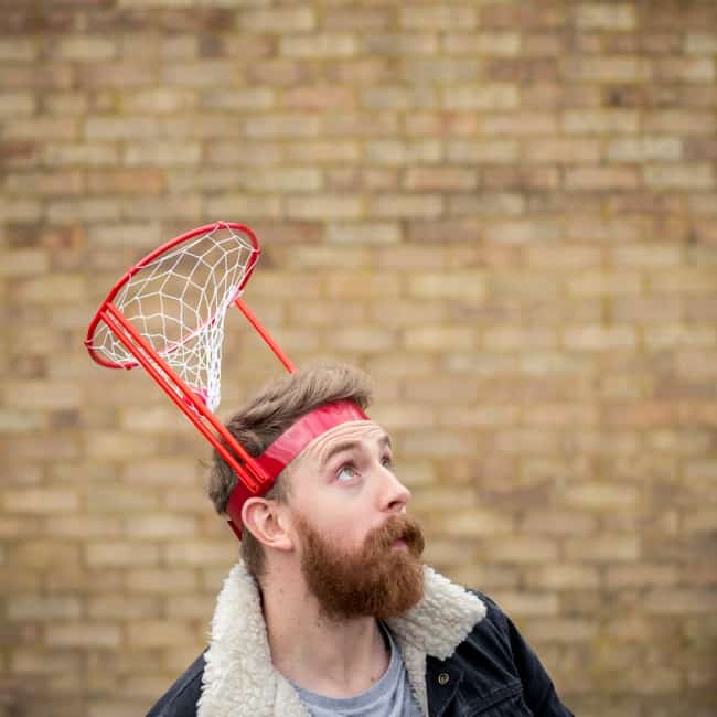 The Original Basket Case Headband Hoop Game Cool Party Activity