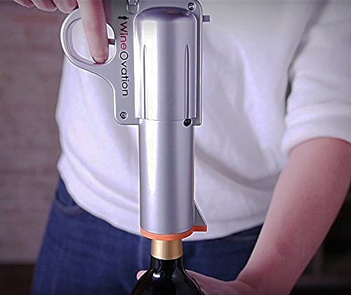 WineOvation Powered Wine Opener Gun Remove Cork