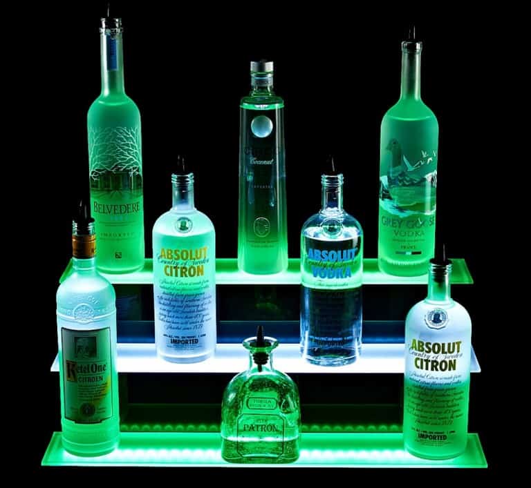 Armana Productions 3 Step Illuminated Liquor Display Shelves Fun Things To Have In A Party