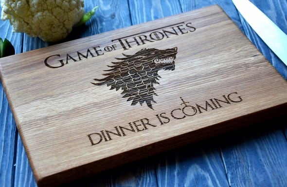 Enjoy the Wood Dinner is coming Game of Thrones Chopping Board Buy Cool Kitchen Tools Enjoy the Wood Dinner is coming Game of Thrones Chopping Board Buy Cool Kitchen Tools