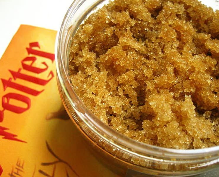 Raw Olive Butterbeer Organic Sugar Scrub Harry Potter Inspired Exfoliant