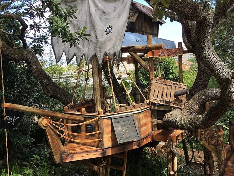 Tiny Town Studios Tom Sawyer Pirate Ship Treehouse Gift Idea For Kids