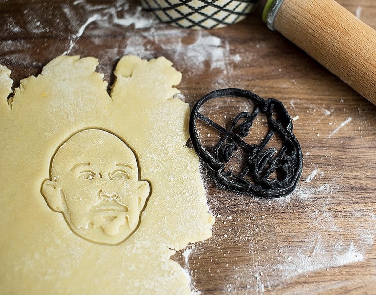 Copypastry Your Portrait Custom Cookie Cutter Unique Cutting Tool
