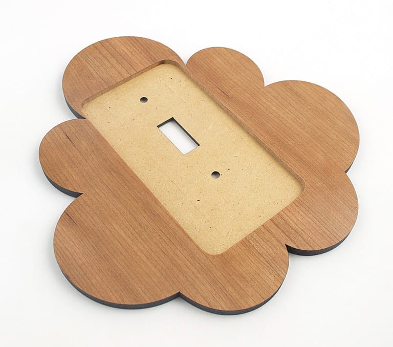 Graphic Spaces Wooden Octopus Switchplate Baby Room Accessory